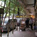 Scaffolding:<BR />Almost exclusively used bamboo in contrast to our steel poles