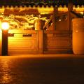 Temple Grounds:<BR />By night