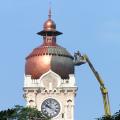 Sultan Abdul Samad Building:<BR />Maintaining the copper domes