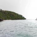 Pulau Payar:<BR />The ferry, off-shore coral platform and some of the snorkelling area. The walkway connects the beaches, facilities and jetty.