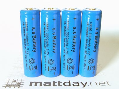 Pile Rechargeable 18650 3,7V 3000mAh Lithium